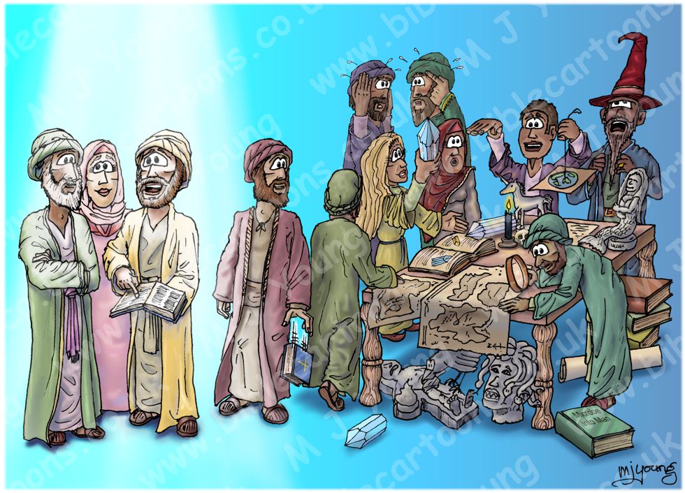 2 Timothy 04 - Faithful Preaching - Scene 03 - Turning to myths  (Light version) 980x706px col.jpg