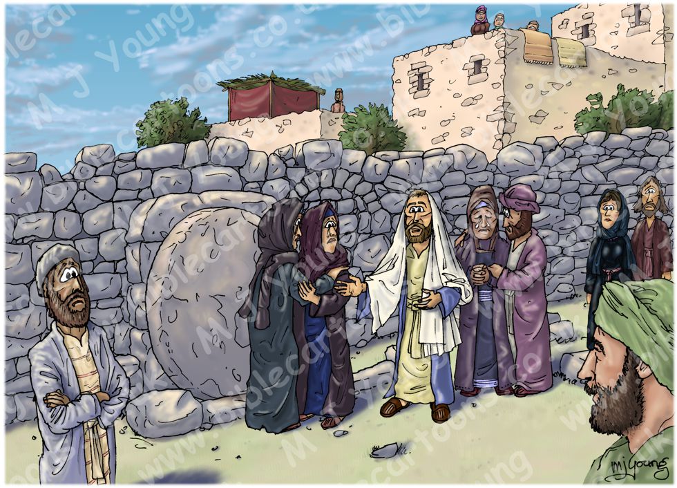 John 11 - Lazarus resurrected - Scene 01 - Jesus at the tomb (Version 01)