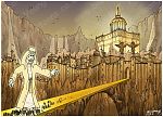 Revelation 21 - New Jerusalem - Scene 06 - City & gates  (Gold sky) 980x706px col.jpg