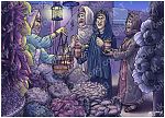 Mark 16 - Resurrection of Jesus - Scene 01 - Buying spices (Night version)