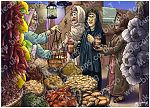Mark 16 - Resurrection of Jesus - Scene 01 - Buying spices (Colour version)