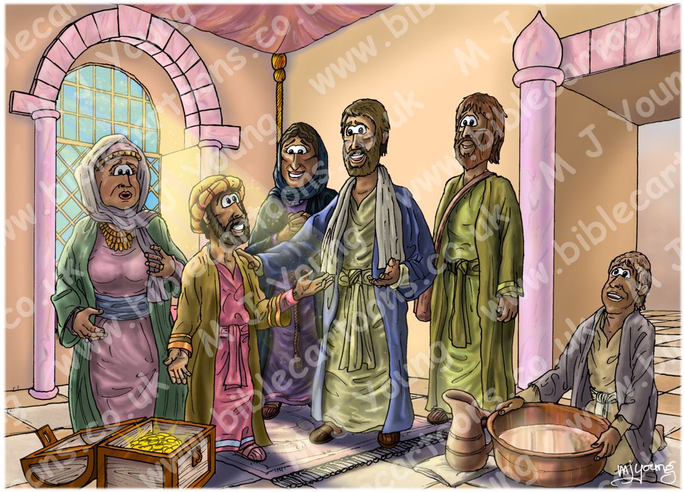 Luke 19 - Zacchaeus the tax collector - Scene 07 - Salvation has come ...