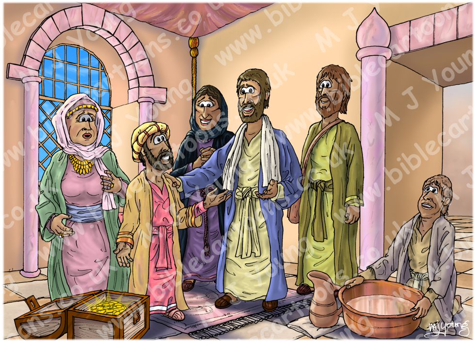 Luke 19 - Zacchaeus the tax collector - Scene 07 - Salvation has come (Version 02) 980x706px col