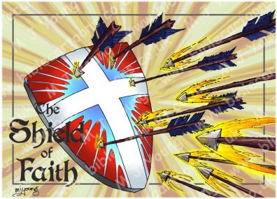 Ephesians 06 - Armour of God - Shield of Faith (Yellow) 980x706px.jpg